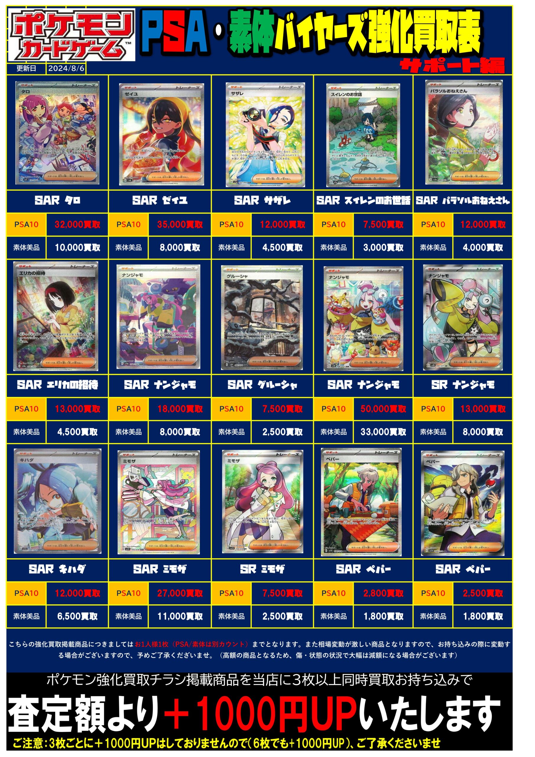 ポケモンカード】PSA10/素体美品買取表更新しました！ | THE BUYERS